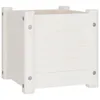 vidaXL Pflanzkübel Weiß 31x31x31 cm Massivholz Kiefer Produktbild-Vorschau 1