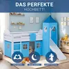 Hoogslaper voor kinderen, 90x200 cm, met glijbaan, matras, Productafbeelding-voorbeeld 17