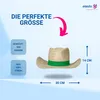 Strohhut 'Texas' Uni - Vielseitiger Sonnenhut für Damen und Produktbild-Vorschau 3