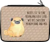 Mr. & Mrs. Panda Federmappe Mops - Hundeglück - Geschenk, Produktbild-Vorschau 1