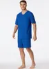 Schiesser heren pyjama, korte mouwen, V-hals - Pyjama set Productafbeelding-voorbeeld 29