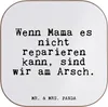 Mr. & Mrs. Panda Tischschoner Wenn Mama es nicht... - Weiß Produktbild-Vorschau 1