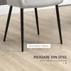 HOMCOM Esszimmerstühle 2er Set Küchenstuhl mit Rückenlehne, Produktbild-Vorschau 6