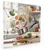 Küchenrückwand Spritzschutz Glas mit Motiv Kochen Mit Produktbild-Vorschau 1