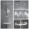 JOHO Edelstahl Regendusche Duschsystem Duschset Duschstange Produktbild-Vorschau 3