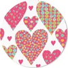 MuchoWow® Mauspad Mousepad Mädchen - Herz - Liebe - Muster Produktbild-Vorschau 1