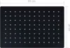A black rectangular shower head with multiple nozzles, with dimensions indicated. Náhľad obrázku produktu