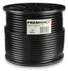 PremiumX DELUXE PRO 100m Koaxial Kabel SCHWARZ 135 dB Produktbild-Vorschau 1