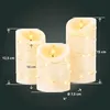 LED Kerze mit Lichterkette "Cynthia" 12,5cm Produktbild-Vorschau 3