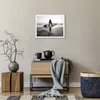 Gerahmtes Poster - Weißer Rahmen - Frau Strand Surfen - Produktbild-Vorschau 7