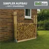 4er Set Holzstapelhilfe feuerverzinkter Stahl 34x10x15 cm Produktbild-Vorschau 5