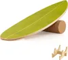 Planche d'équilibre COSTWAY en bois de bouleau, planche Voir les images du produit 1