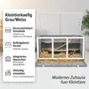 Mucola Nagerkäfig Hamsterkäfig Kleintierkäfig Mäusekäfig Produktbild-Vorschau 11