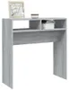 vidaXL Konzolový stolík Grey Sonoma 78x30x80 cm Drevo Náhľad obrázku produktu 6