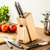 DŘEVĚNÝ blok na 5 nožů, nůžky na drůbež Náhled obrázku produktu 3
