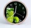 Holzuhr 20fi cm wanduhr - Limette Produktbild-Vorschau 1