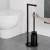 Garnitur, Edelstahl WC Garnitur mit Toilettenpapierhalter, Produktbild-Vorschau 4