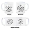 Kaffeebecher mit Pentagramm im gruseligen mystischen Design Produktbild-Vorschau 4