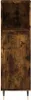 vidaXL Badschrank Räuchereiche 30x30x100 cm Holzwerkstoff Produktbild-Vorschau 5