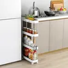 Kondela Regál na kolečkách Aliol Typ 2 - bílá Náhled obrázku produktu 2