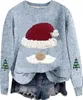 ASKSA Damen Lustige Weihnachtspullover Strickpullover Produktbild-Vorschau 1