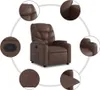 Relaxsessel dkd-home-decor Kunstleder Braun 74 x 89 x 100 Produktbild-Vorschau 7