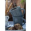 IB Laursen MYNTE Becher mit Rillen CORNFLOWER Blau Keramik Produktbild-Vorschau 4