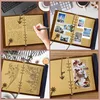 Notitieboek A5, Polyurethanleer, donkerblauw, navulbaar, Productafbeelding-voorbeeld 5