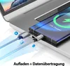 USB-C Kabel Nylon Schnell Ladekabel Datenkabel für Samsung Produktbild-Vorschau 3