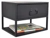 LOFT42 Djax Nachttisch Industrial - Schwebend - Schwarz Produktbild-Vorschau 2