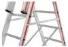 Hymer Stufen-Mehrzweckleiter 3-teilig, 2x7 Sprossen + 7 Produktbild-Vorschau 6