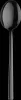 A single spoon is shown against a black background. Produktbild-Vorschau