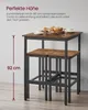 VASAGLE, table haute, table de bar, structure en acier, 60 Voir les images du produit 7