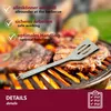 HOOZ 3x Grillbesteck Set Edelstahl, Grillkoffer mit Produktbild-Vorschau 4