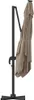 Roma Parasol Taupe 286 x 284 x 265 cm Aluminium und Produktbild-Vorschau 6