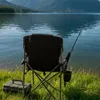 CampFeuer Sedia da pesca con supporto per la pesca Grigio / Anteprima dell’immagine prodotto 3
