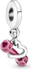 Pandora Charm Dangle Anhänger 799545C01 Dumbbell Heart Produktbild-Vorschau 4