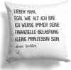22Feels Papa Geschenk von Tochter Vater Kissen Vatertag Produktbild-Vorschau 1