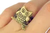 Eulenring Ring Eule Uhu Miniblings Fingerring Kauz Uhu Produktbild-Vorschau 2