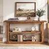 Consoletafel van massief hout, 140 cm hoog, drietraps Productafbeelding-voorbeeld 10