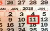 100 pcs. Curseurs de date pour calendriers muraux Voir les images du produit 5
