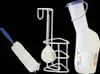 A collection of medical hygiene products against a black background. Produktbild-Vorschau