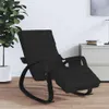 houpací křeslo vidaXL Black Fabric Náhled obrázku produktu 2