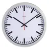Hama Funkuhr Bahnhof 00186385 silber Produktbild-Vorschau 1