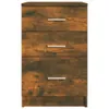 vidaXL Nachttisch Räuchereiche 40x40x63 cm Holzwerkstoff Produktbild-Vorschau 5