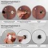 ECENCE Türstopper Wand Edelstahl 2x Wand-Puffer Produktbild-Vorschau 3