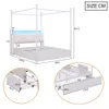 Flieks Jugendbett Metallbett 140x190cm mit 3 Schubladen, Produktbild-Vorschau 5