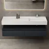 Mai & Mai Badmöbelset 150x48x25cm Unterschrank Anthrazit Produktbild-Vorschau 1