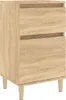 vidaXL Nočný stolík Sonoma Dub 40x35x70 cm Náhľad obrázku produktu 2
