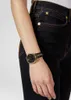 Versace VE8101019 V-Circle Lady gold schwarz Leder Armband Produktbild-Vorschau 4